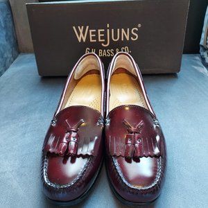 G.H. Bass Sz 8.5 Ladies WIDE/Mens Sz 7 Weejuns CLASSIC Tassel Loafer - VINTAGE